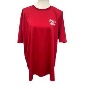 Big Custom Mens Large Polyester Shop N Save Short Sleeve Crew Neck Tee Shirt